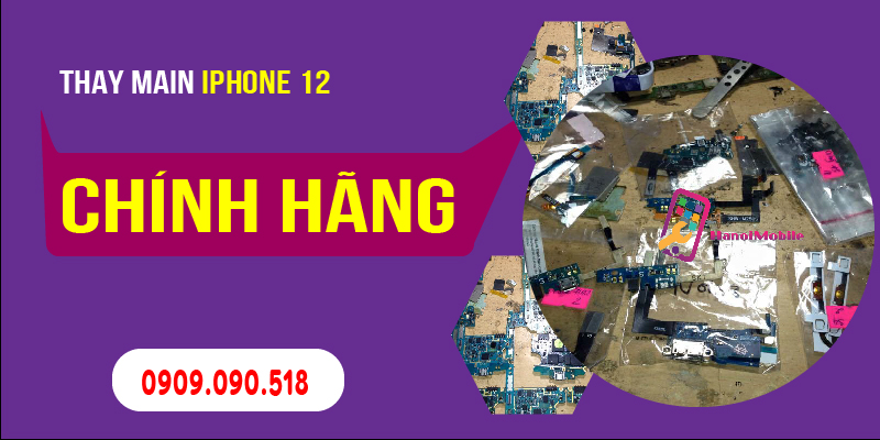 Hình 1:  Thay màn iphone 12 chính hãng tại Hanoi Mobile